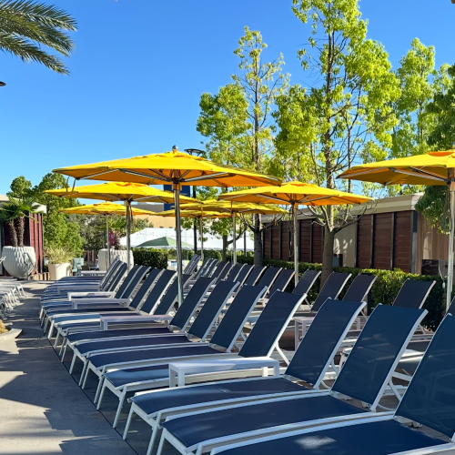 Resort Pool Umbrellas